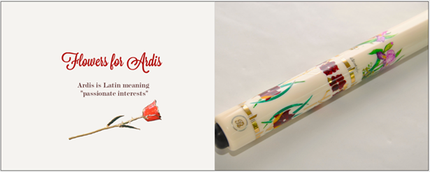 Flowers for Ardis, Custom Designed Cue by Richard Black.