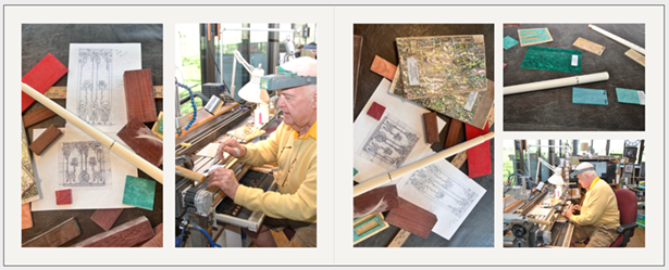 Flowers for Ardis, Custom Designed Cue by Richard Black.