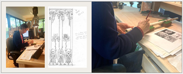 Flowers for Ardis, Custom Designed Cue by Richard Black.