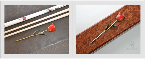 Flowers for Ardis, Custom Designed Cue by Richard Black.