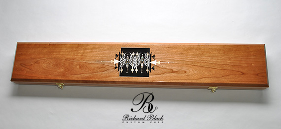 Amore Mia, Custom Designed Presentation Case by Richard Black Custom Cues.
