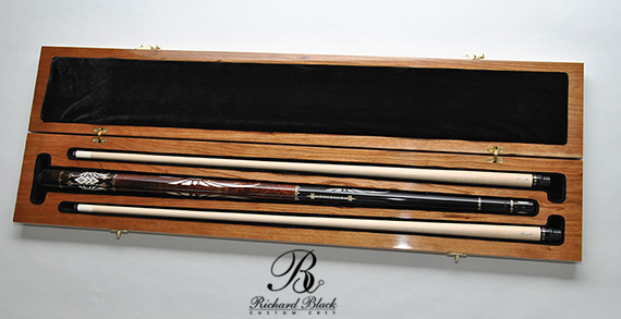 Amore Mia, Custom Designed Presentation Case by Richard Black Custom Cues.