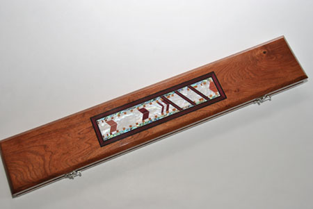 Customed designed billiard cue case for Chevron cue by Richard Black.