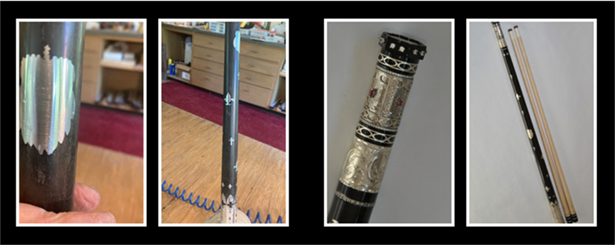 Ambergris, Custom Designed Cue by Richard Black.