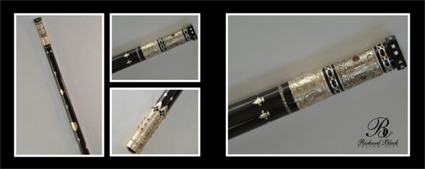 Ambergris, Custom Designed Cue by Richard Black.