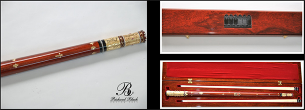 Gothic Knight, Custom Designed Cue by Richard Black.