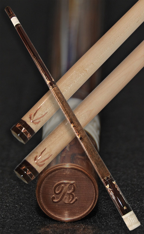 Penny Crush, Richard Black Custom Cues.