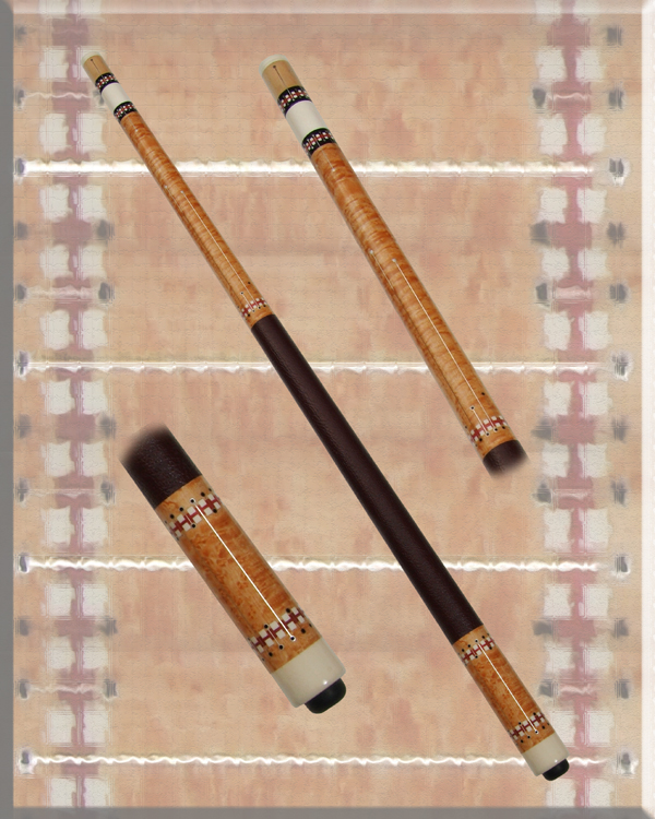 Pixalation - Custom Designed Pool Cues, Cue Art by Richard Black.